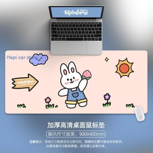 80x30cm Cute Mouse Pad Desk Pad Deskpad for Writing Gaming Gamer Large for Office Desk Mat Deskpad Kawaii Cup Mat Laptop