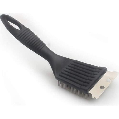 Multifunctional Barbecue Brush Wire Barbecue Shovel Grill Cleaning Brush, Pointed Tail Brush, Barbecue Tool