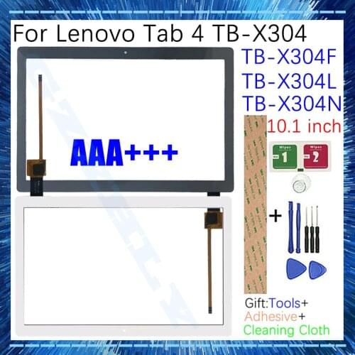 New 10.1" Touch Screen For Lenovo Tab 4 X304 TB-X304 304F X304L X304N Display LCD Outer Digitizer Front Glass Panel Replacement