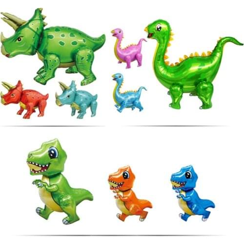 New Style 4D Stereo Dinosaur Aluminum Balloon Children 's Anniversary Birthday Party Decoration Baby Bath
