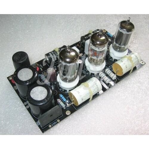 12AX7+5686 tube 2W+2W single-ended power amplifier board, AC high voltage 235V 80mA, filament 6.3 1.2A, LG128A
