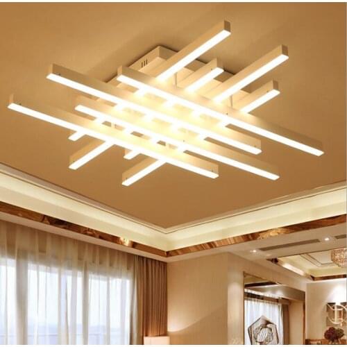 Postmodern minimalist LED aluminum ceiling lamp personality shaped living room lamp bedroom lamp