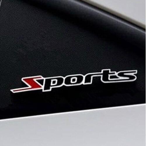 Car styling 3D metal Sports stickers Accessories for c4 picasso bmw e34 e39 e90 e38 rover 75 opel corsa c mustang bmw e90 e39
