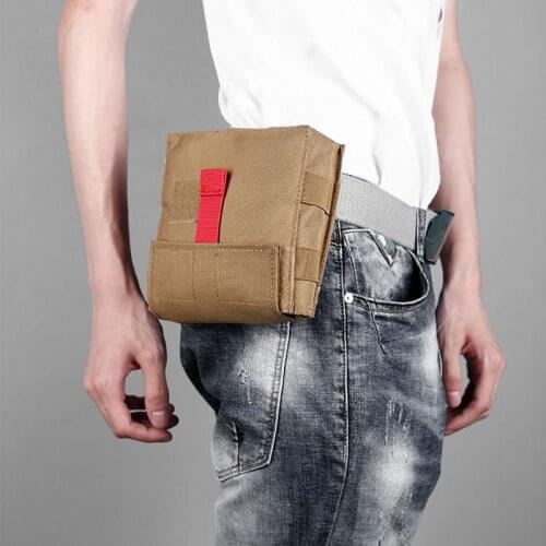 Airsoft First Aid Bag EDC Organizer Molle Medical EMT Pouch Outdoor Military Tactical Emergency Utility Waist Pack Hunting Bag
