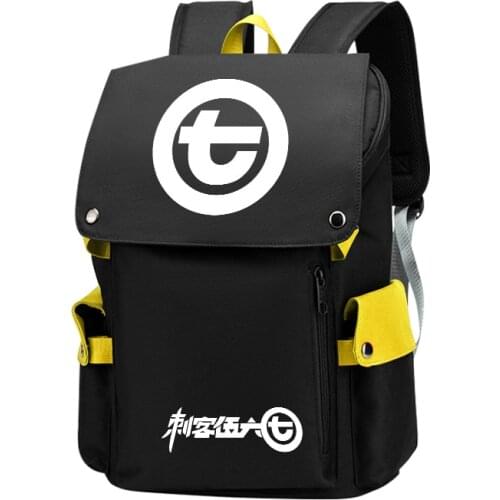 Unisex Anime Cartoon Cos Scissor Seven Travel Rucksack Casual Schoolbag Student Backpacks