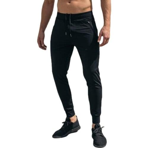 Spring and Autumn Mens Sports Pants Leisure Running Exercise Fitness Training Stretch Trousers Guard Pants Sweatpants for Men