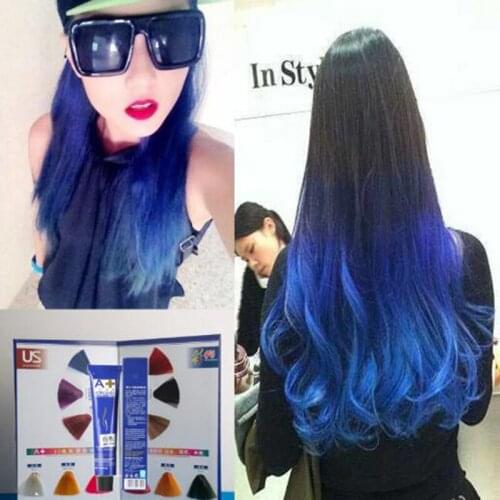 VIKADA Harajuku Hair Color 3D Bright Color Dyeing Gradient Gradient Color Gradient Paste 100G