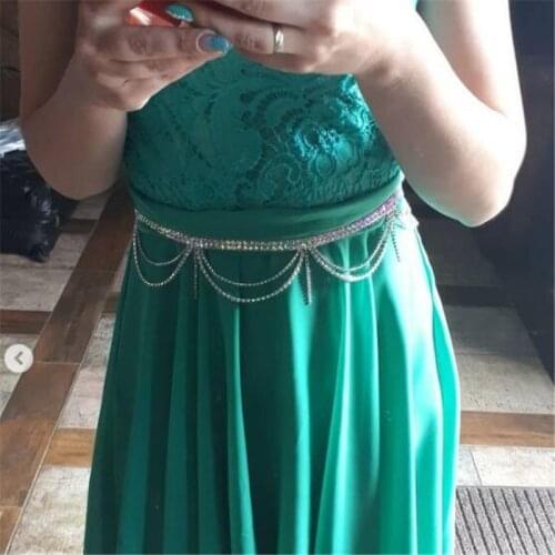 Charm Woman Shining Waistband Girdle Waist Chain Belly Rhinestone Geometric Trendy Beach Body Jewellery Crystal Charm Party