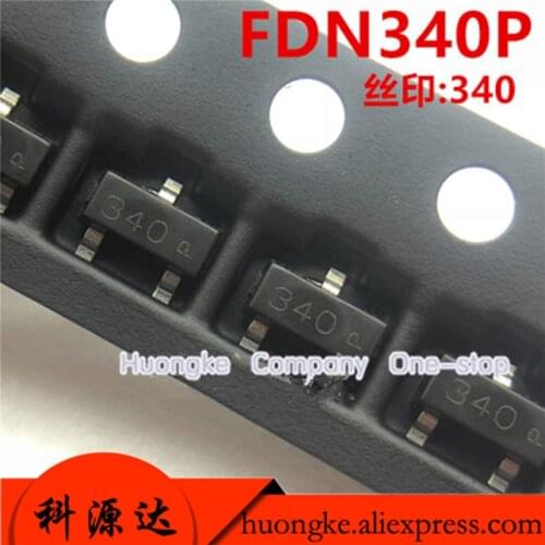 100PCS/LOT FDN340P FDN340 340 SOT-23 IN STOCK