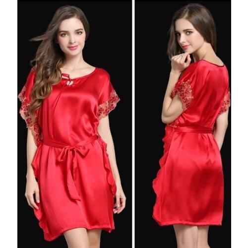 2016 New Arrival Satin Silk Sexy Womens Nightgown satin nightie tenis feminino sleepwear satin night dress sexy lingerie pijama