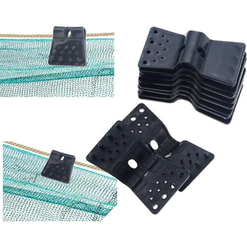 50pcs Sunshade Net Clip Butterfly Type Greenhouse Film Clip Garden Agriculture Tools Anti-hail Net Hook Instant Grommet