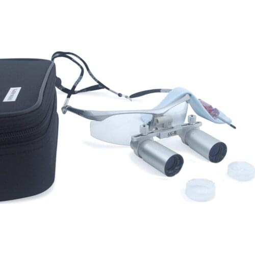 6.0X 420mm Medical Binocular Loupe Dentist Magnifier Dental Surgical Loupes ENT