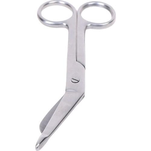 Stainless Steel Bandage Scissors 14cm Nursing Scissors For Home Use
