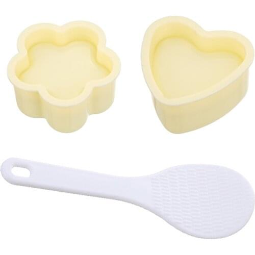 Sushi Mold Love Plum Blossom Rice Ball Mold DIY Baby Rice Ball Mold Baby Seaweed Rice Ball Sushi Tool Kitchen Rice Scoop Mold