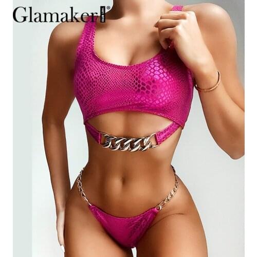 Glamaker Red Swimwear