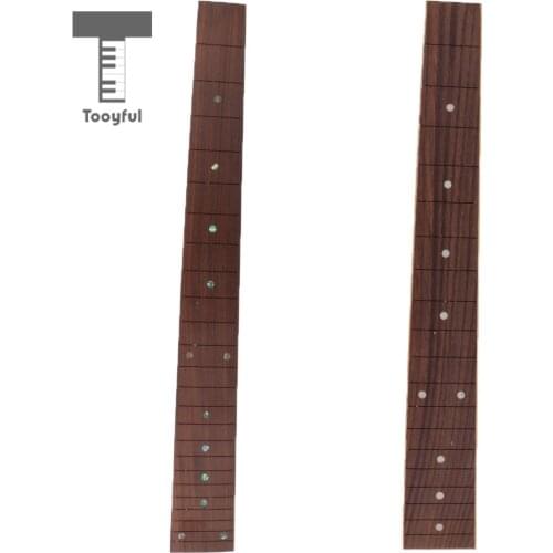Rosewood 19/24 Guitar Fingerboard Fretboard Good Stability With White Acrylic Inlay Dot For Electric Guitar Replacement Parts