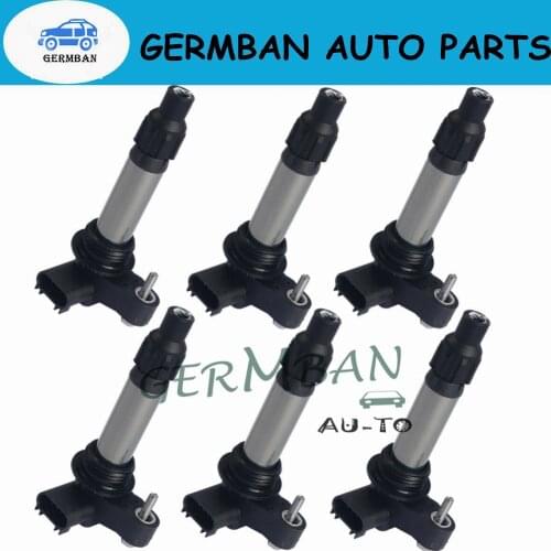 6PCS 12618542 12632479 Ignition Coil For Buick Lacrosse For Cadillac CTS Camaro Impala Terrain SRX GMC Pontiac Saturn Suzuki
