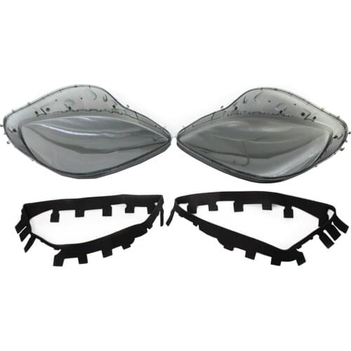 Headlight Lens Cover Headlamp Lens Plastic Shell Cover Headlight Assembly Replacement for Corvette C6 2005-2013