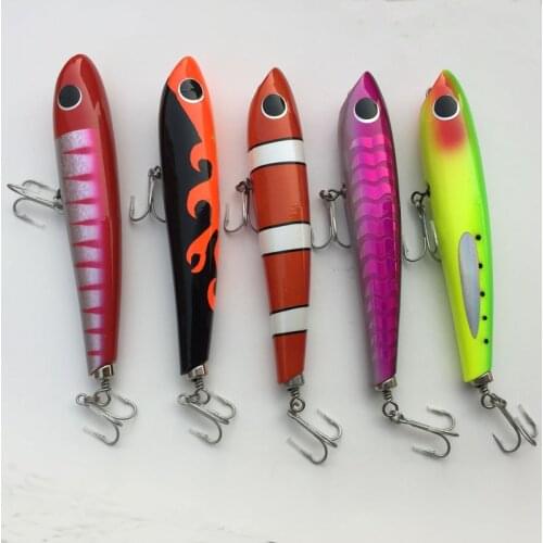 Lurekiller brand GT POPPER 130G lure Wood Lure Popping Lure Ocean lure 5 colors