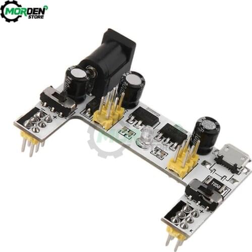 Micro USB MB102 Breadboard Power Supply Module Dedicated Power Module 2-Way 3.3V 5V MB-102 Solderless Bread Board