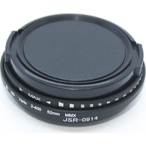 3 in 1 set Adjustable 52mm Neutral Density ND 2-400 Filter Lens for xiaomi yi 2 4k yi 4k plus sport action Camera