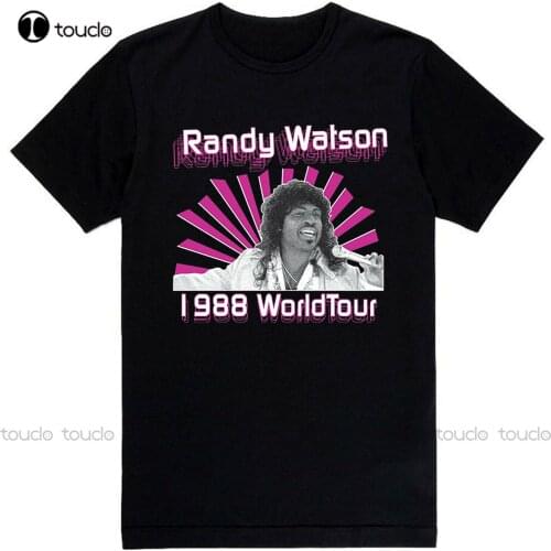 New Coming To America Movie Randy Watson Funny Vintage Black T-Shirt Mnh030521004 Cotton Tee Shirt cat shirt Unisex