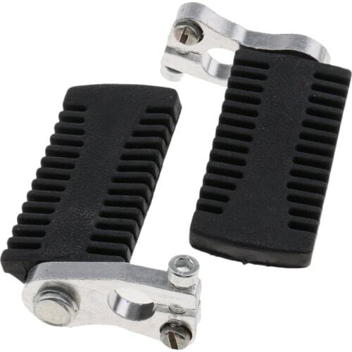 1 Pair Motorcycle Foot Rests Pedals Footpegs For 47cc 49cc Mini Pocket Bike Black Dropshipping