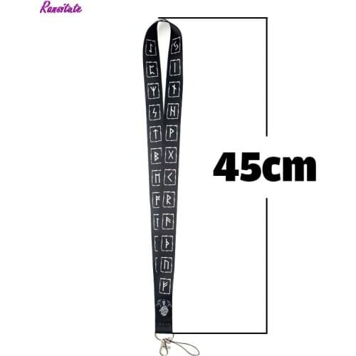 R0003 Ransitute Viking Symbol Lanyard For Key Phones USB Flash Drives Keys Keychains Viking Phone Straps Badge Holders Webbing