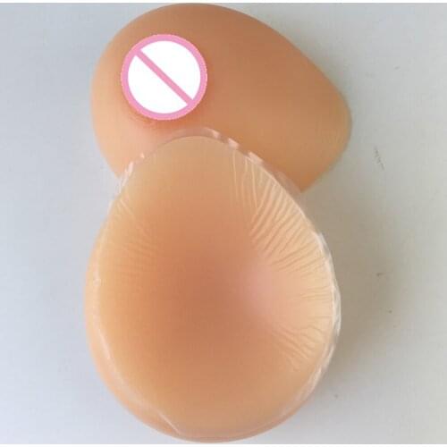 600g realistic silicone breast form fake boobs for mastectomy crossdresser drag queen B cup full teardrop