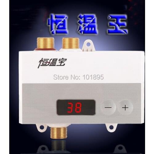 Luxury Wall Mounted Plastic Material Hot and Cold Mixing Water of Thermostatic Mixer