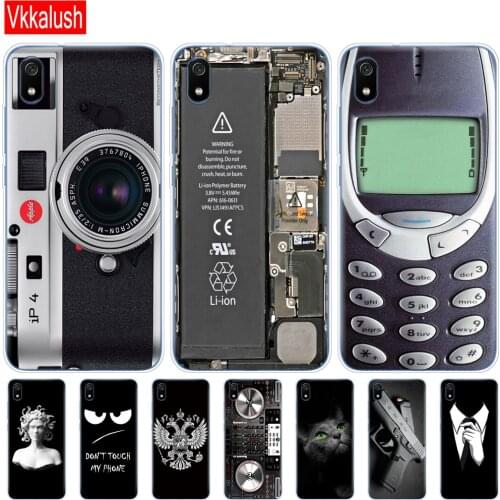 Silicon Phone Shell Case For Xiaomi Redmi 7a Cases Full Protection Soft TPU Back Cover For Redmi 7 A Bumper Bag Coque