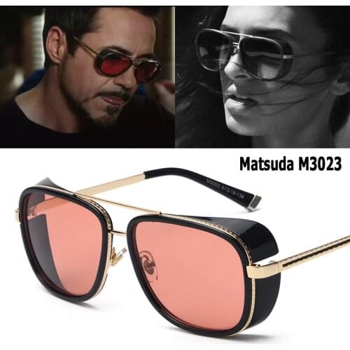 JackJad 2018 Fashion IRON MAN 3 Matsuda RAY TONY SteamPunk Style Sunglasses Men Women Vintage Classic Sun Glasses Oculos De Sol