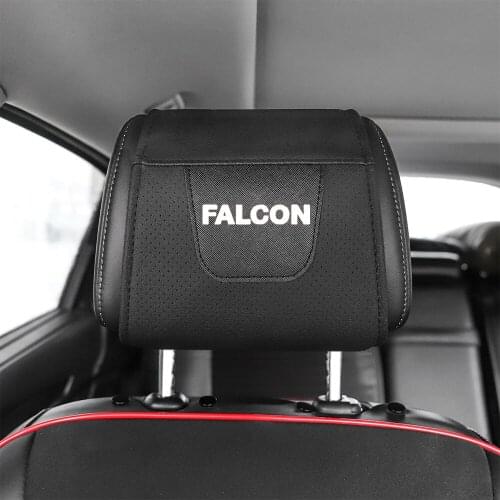 1pc For Ford Falcon Car Headrest Protector Case Pu Leather Car Headrest Cover Car Accessories