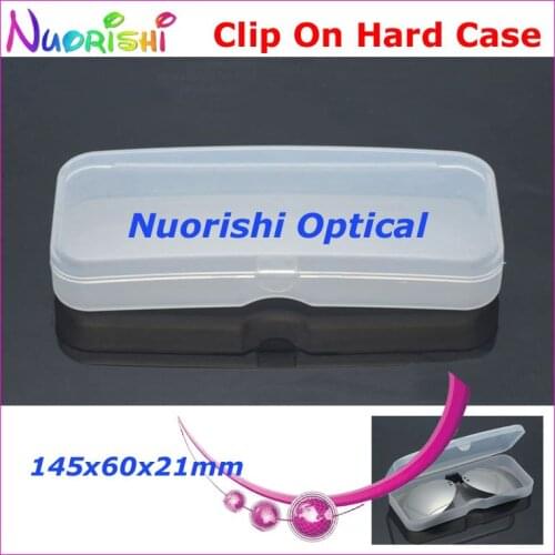 10/20pcs Glasses Sunglasses Eyeglass Polarized Clip On Plastic Hard Case 145x60x21mm Free Shipping CPCL