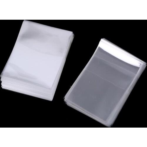 100Pcs Matte Cards Sleeves Cards Protector For Trading Cards Shield Magic Card Cover Transparent Card Holder 6.6Cm /6Cm X 9Cm