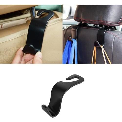 5pcs Creative Car Seat Truck Coat Back Hooks Organizer Mount Headrest Holder Auto Simple Hanger Storage Styling Bag Univers S2B8
