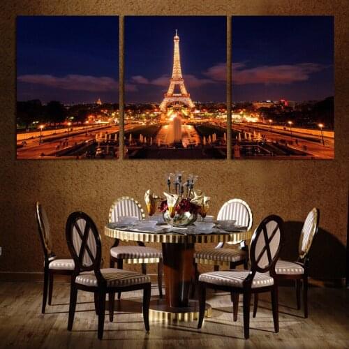 5D Embroidery Diamond Picture Home Decor Landscape Painting Eiffel Tower Full Round Drill Cross Stitch Wall Art Handmade Gift
