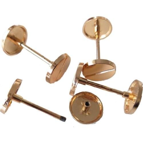 1 pcs Screw Böce Light Gold Color 3.5 cm Mesh Bag For