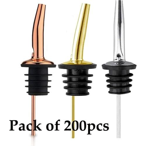 Free Shipping 200PCS Wine Pourer Stopper Bottle Pourer Bottle Speed Pourers Pack of 200