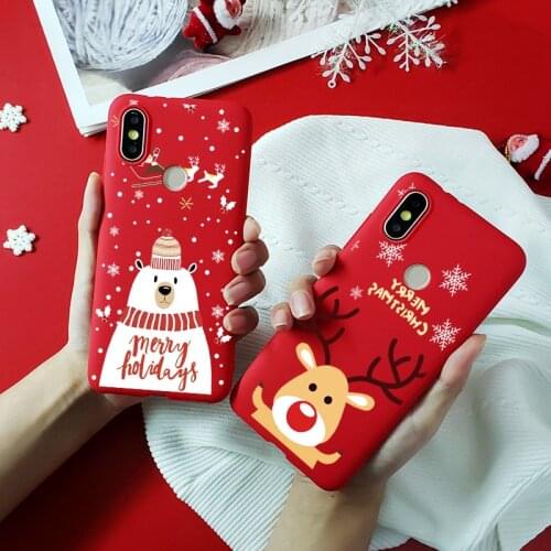 Christmas Doll Case For Xiaomi Poco X3 NFC M3 F3 A3 Mi 10T 11 Redmi Note 9S 8T 8 9 10 Lite 10S 9T 7 5 Pro 9A 9C Santa Claus Etui