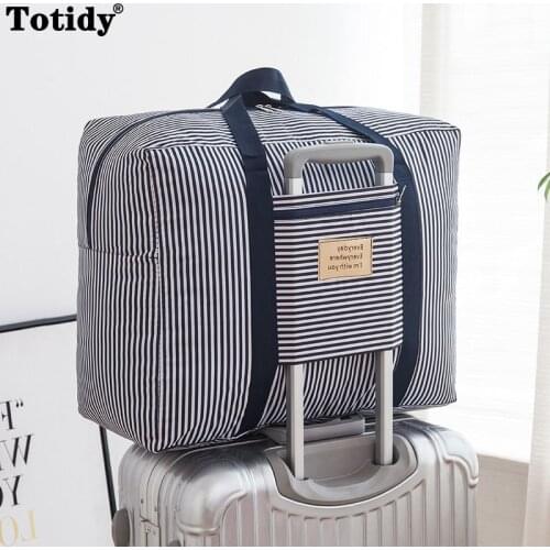 Unisex Clothes Travel Organizer Bags WaterProof Wardrobe Closet Organization Foldable Large Travel Bag Storage Bag For Traveling