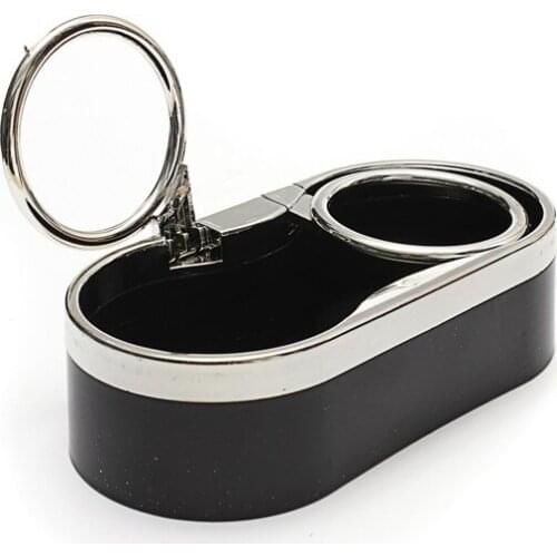 Dual Hole Drink Bottle Cup Holder Stand Durable Plastic Auto Car Truck Mount