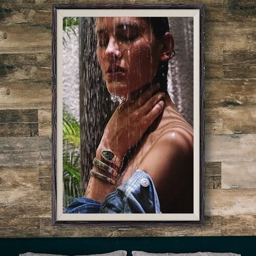 E448 Greta Varlese Sexy Model Movie Star Wall Silk Cloth Poster Art Home Decoration Gift