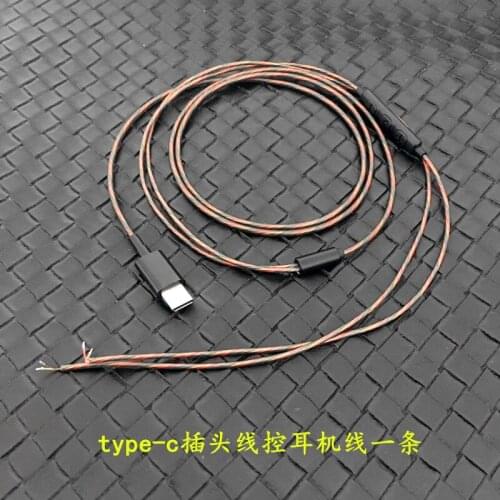 Type c earphone cable type-c plug cable with mic