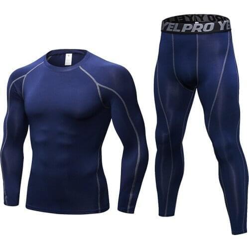 New Men Thermal Underwear Sets Winter Long Johns Compression Fleece Sweat Quick Dry Thermo Set Male Pajamas Sleepwear