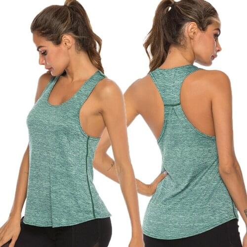 Summer Womens Casual Sports Vest Base Layer Top Stretch Wicking Fitness Quick Dry Gym Top Workout Jogging Sportwear
