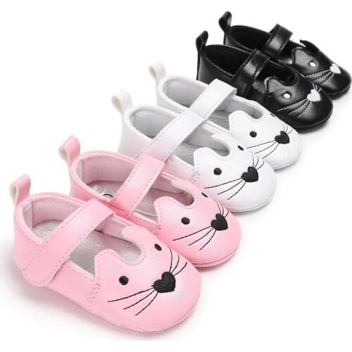 New fashion cotton cartoon baby girl shoes baby soft leather non-slip soft bottom shoes