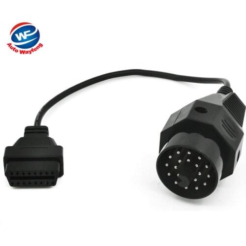 New OBD OBD II Adapter for BMW 20 pin to OBD2 16 PIN Female Connector e36 e39 X5 Z3 for BMW Car Diagnostic Cables and Connectors