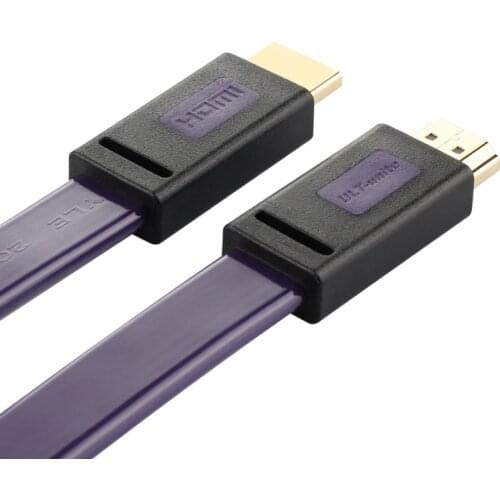 Factory wholesale HDMI cable version 1.4 set-top box connected to the TV dual-color mode 1080P flat HDMI HD cable