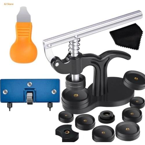 16Pcs Watch Press Tool with Watch Battery Replacement Kit Fitting Dies Repair